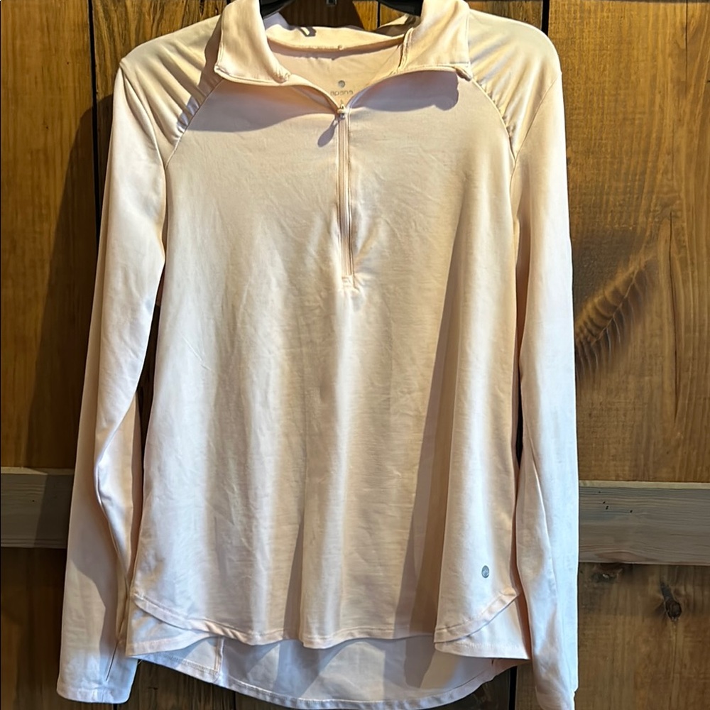 Women's Light Pink Long Sleeve Top